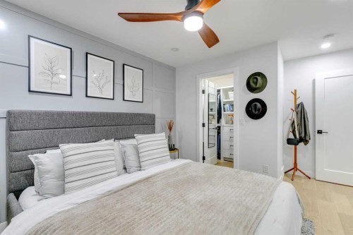 4528 Vegas Road Nw, Calgary, AB - Indoor Photo Showing Bedroom