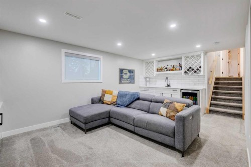 4528 Vegas Road Nw, Calgary, AB - Indoor With Fireplace