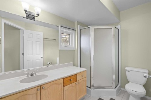 22 Coachway Gardens Sw, Calgary, AB - Indoor Photo Showing Bathroom