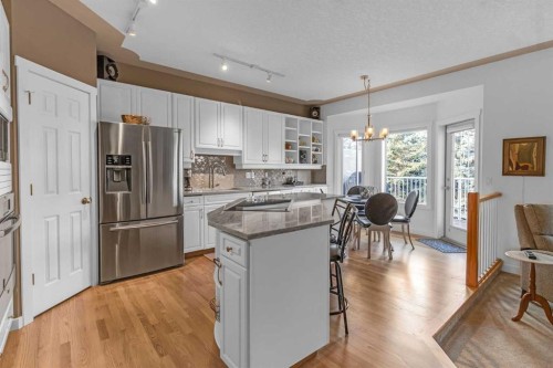 28 Prominence View Sw, Calgary, AB - Indoor Photo Showing Kitchen With Stainless Steel Kitchen With Upgraded Kitchen