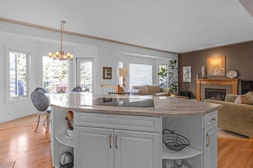 28 Prominence View Sw, Calgary, AB - Indoor With Fireplace