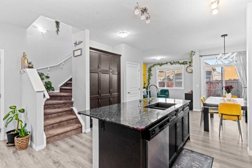 74 Legacy Glen Common Se, Calgary, AB - Indoor Photo Showing Kitchen With Double Sink