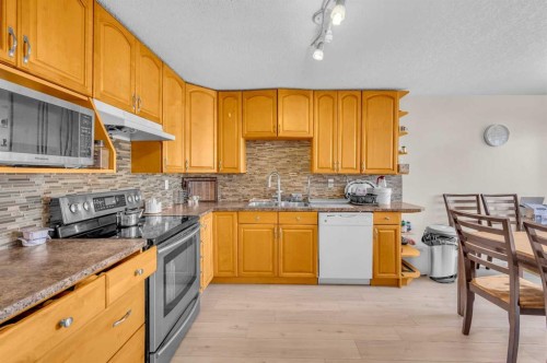 48 Faldale Close Ne, Calgary, AB - Indoor Photo Showing Kitchen With Double Sink