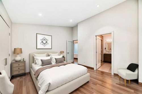 3825 1 Street Ne, Calgary, AB - Indoor Photo Showing Bedroom