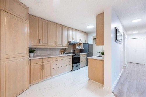 311-9800 Horton Road Sw, Calgary, AB - Indoor Photo Showing Kitchen