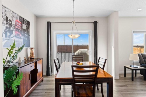 492 Chinook Gate Square Sw, Airdrie, AB - Indoor Photo Showing Dining Room