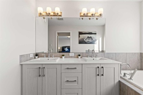 492 Chinook Gate Square Sw, Airdrie, AB - Indoor Photo Showing Bathroom