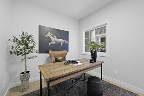 111 Fireside Street, Cochrane, AB - Indoor Photo Showing Office