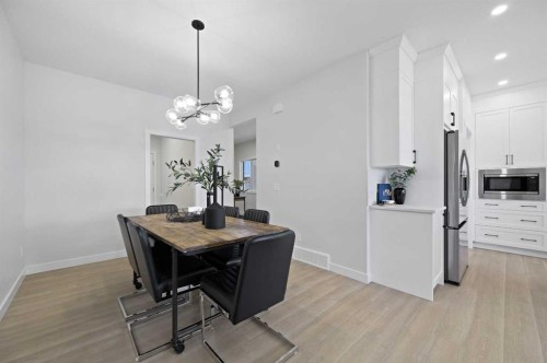 111 Fireside Street, Cochrane, AB - Indoor Photo Showing Dining Room