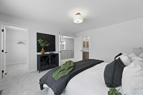 111 Fireside Street, Cochrane, AB - Indoor Photo Showing Bedroom