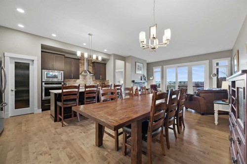 76 Legacy Circle Se, Calgary, AB - Indoor Photo Showing Dining Room
