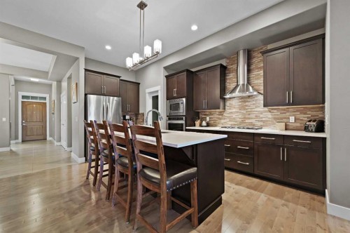 76 Legacy Circle Se, Calgary, AB - Indoor Photo Showing Kitchen With Upgraded Kitchen