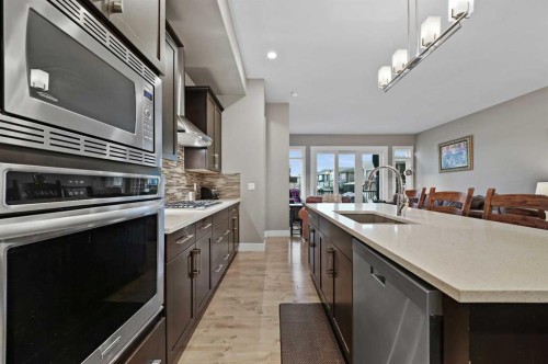 76 Legacy Circle Se, Calgary, AB - Indoor Photo Showing Kitchen With Upgraded Kitchen