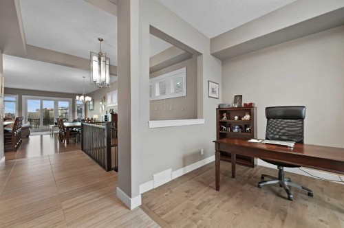 76 Legacy Circle Se, Calgary, AB - Indoor Photo Showing Office