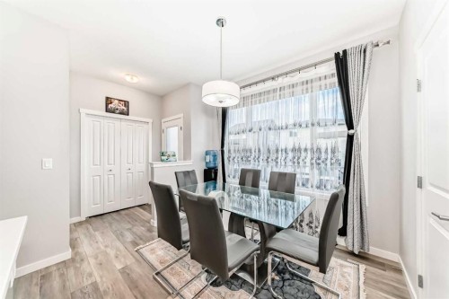 1810 Baywater Drive Sw, Airdrie, AB - Indoor Photo Showing Dining Room
