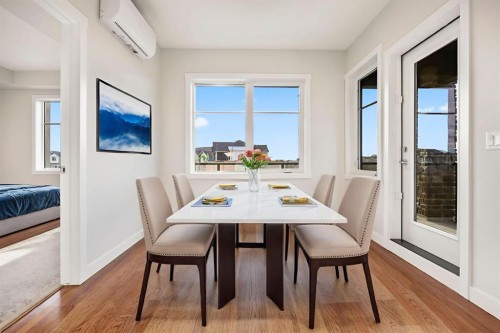 2202-2117 81 Street Sw, Calgary, AB - Indoor Photo Showing Dining Room