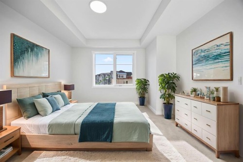 2202-2117 81 Street Sw, Calgary, AB - Indoor Photo Showing Bedroom