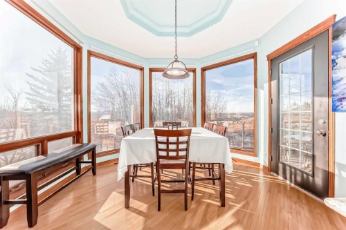 67 Evergreen Rise Sw, Calgary, AB - Indoor Photo Showing Dining Room