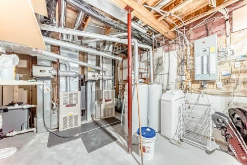 67 Evergreen Rise Sw, Calgary, AB - Indoor Photo Showing Basement