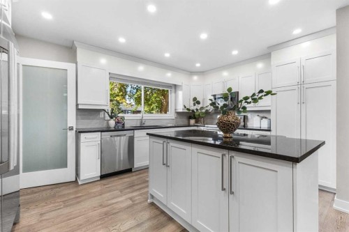 860 Archwood Road Se, Calgary, AB - Indoor Photo Showing Kitchen With Upgraded Kitchen