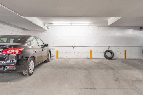 102-611 67 Avenue Sw, Calgary, AB - Indoor Photo Showing Garage