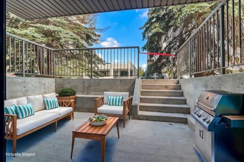 102-611 67 Avenue Sw, Calgary, AB - Outdoor With Deck Patio Veranda With Exterior