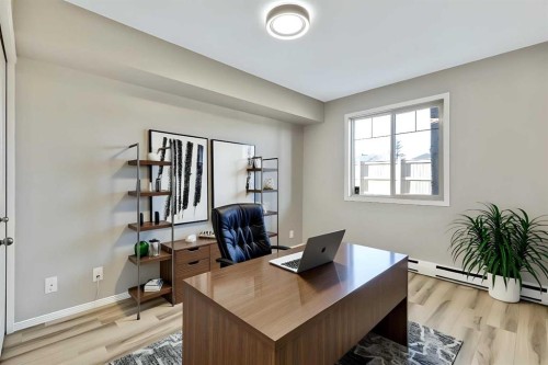 118-428 Chaparral Ravine View Se, Calgary, AB - Indoor Photo Showing Office