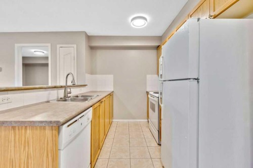 118-428 Chaparral Ravine View Se, Calgary, AB - Indoor Photo Showing Kitchen With Double Sink
