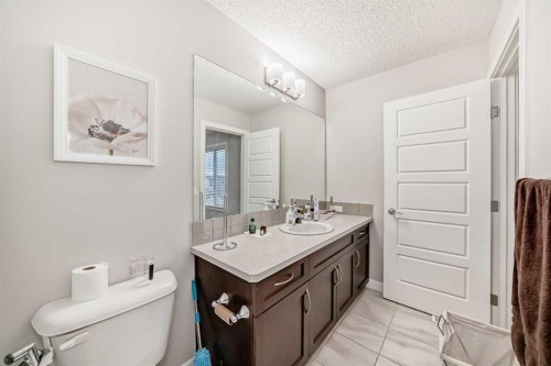 167 Cornerstone Passage Ne, Calgary, AB - Indoor Photo Showing Bathroom