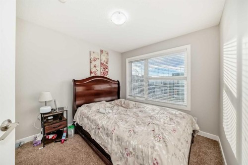 167 Cornerstone Passage Ne, Calgary, AB - Indoor Photo Showing Bedroom
