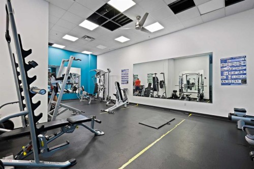 305-836 15 Avenue Sw, Calgary, AB - Indoor Photo Showing Gym Room