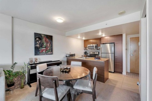 803-1110 11 Street Sw, Calgary, AB - Indoor Photo Showing Dining Room