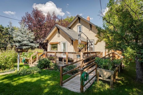 77 Elma Street West, Okotoks, AB - Outdoor With Deck Patio Veranda