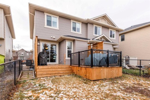 44 New Brighton Landing Se, Calgary, AB - Outdoor With Deck Patio Veranda