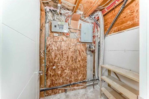 1242 Mardale Drive Ne, Calgary, AB - Indoor Photo Showing Basement