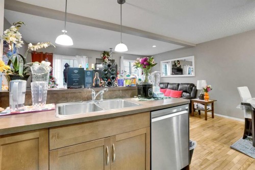 56 Country Village Manor Ne, Calgary, AB - Indoor Photo Showing Kitchen With Double Sink