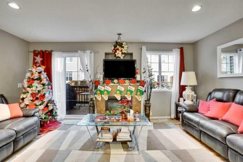 56 Country Village Manor Ne, Calgary, AB - Indoor Photo Showing Living Room