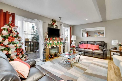 56 Country Village Manor Ne, Calgary, AB - Indoor Photo Showing Living Room