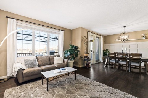 111 Marquis Cove Se, Calgary, AB - Indoor Photo Showing Living Room