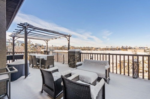 111 Marquis Cove Se, Calgary, AB - Outdoor With Balcony