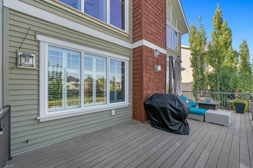 2233 Bayside Circle Sw, Airdrie, AB - Outdoor With Deck Patio Veranda With Exterior