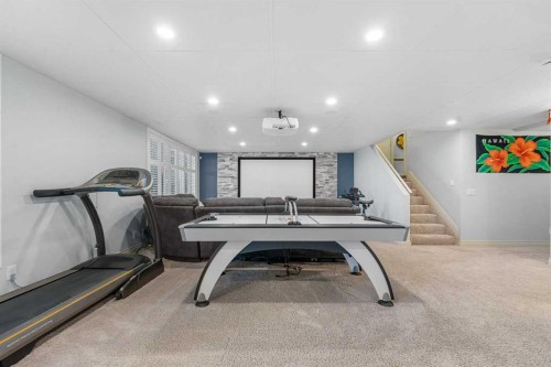 2233 Bayside Circle Sw, Airdrie, AB - Indoor Photo Showing Gym Room