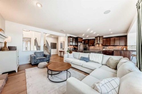135 Autumn Close Se, Calgary, AB - Indoor Photo Showing Living Room