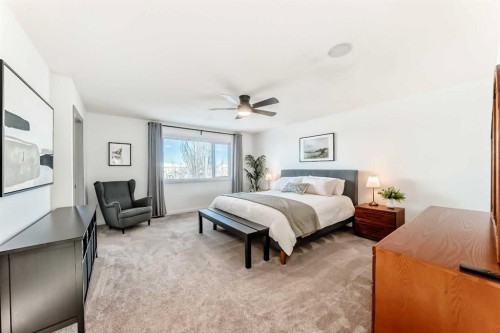 135 Autumn Close Se, Calgary, AB - Indoor Photo Showing Bedroom