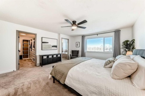 135 Autumn Close Se, Calgary, AB - Indoor Photo Showing Bedroom