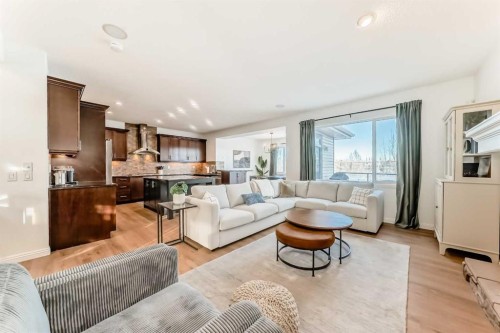 135 Autumn Close Se, Calgary, AB - Indoor Photo Showing Living Room