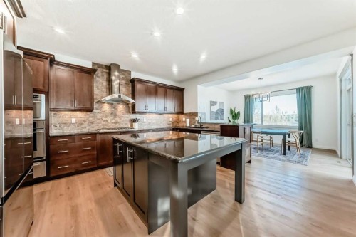 135 Autumn Close Se, Calgary, AB - Indoor Photo Showing Kitchen With Upgraded Kitchen