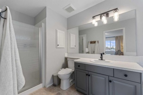 143 Prestwick Heath Se, Calgary, AB - Indoor Photo Showing Bathroom