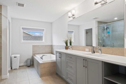 21 Seton Parade Se, Calgary, AB - Indoor Photo Showing Bathroom