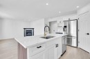 30 New Brighton Circle Se, Calgary, AB  - Indoor Photo Showing Kitchen With Double Sink With Upgraded Kitchen 